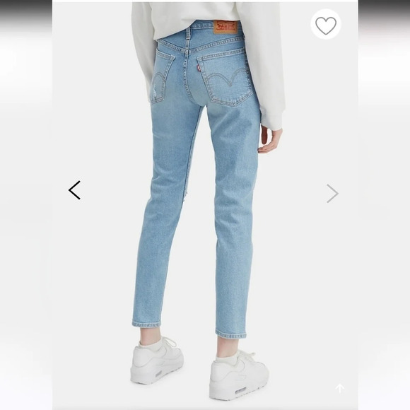 Levi's Wedgie Skinny Jeans in Arctic Freeze High Rise Button Fly Ankle 30 (10) - Picture 2 of 16